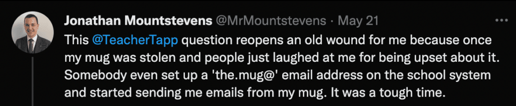 Tweet by Jonathan Mountstevens